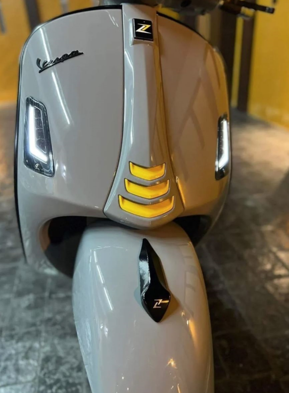 Kit de clignotants ZELIONI avant & arrière pour Vespa GTS/GTS Super/GTV 125-300ccm, teintés