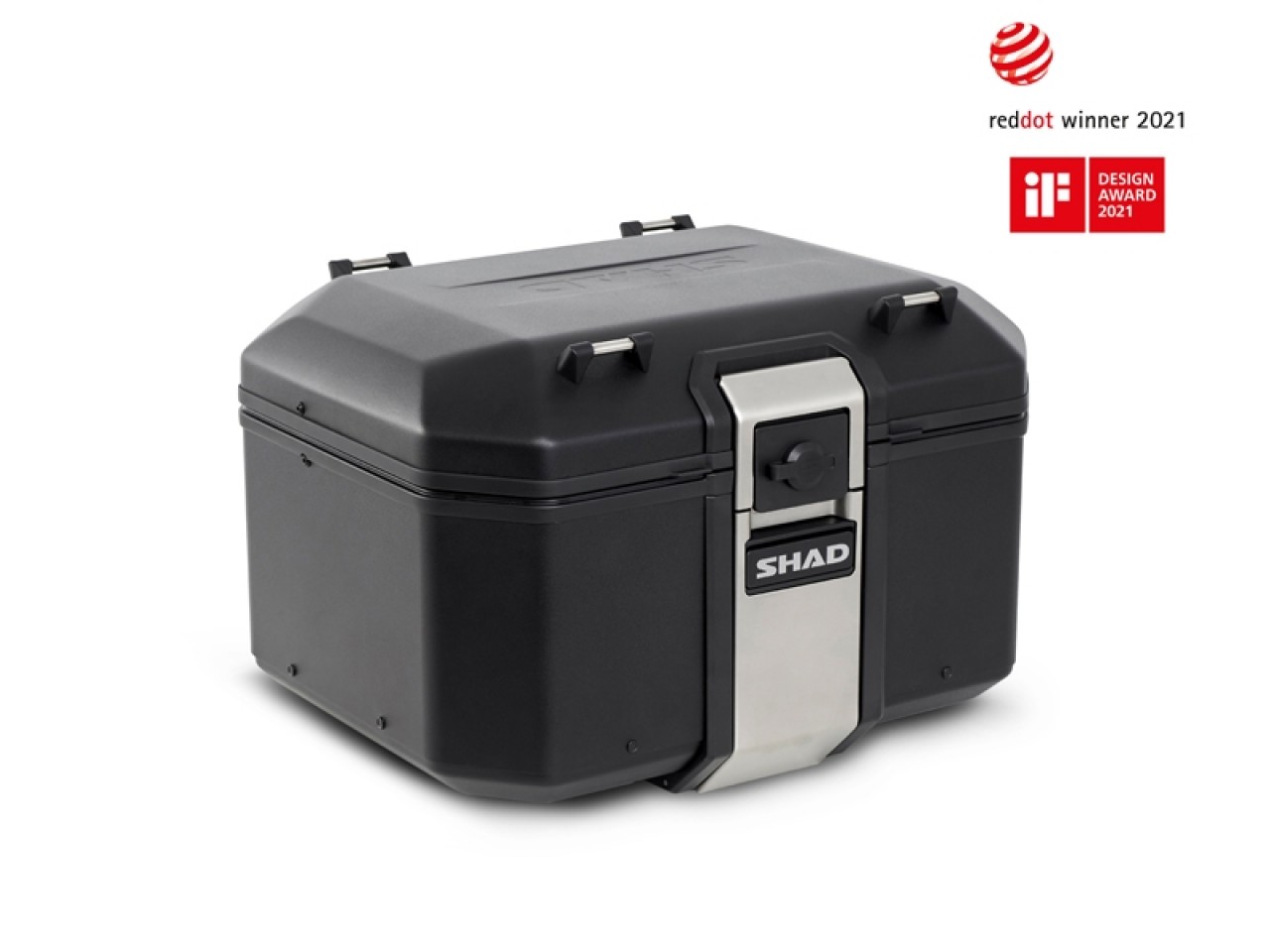 Shad Topcase TR48, aluminium noir, 48 l