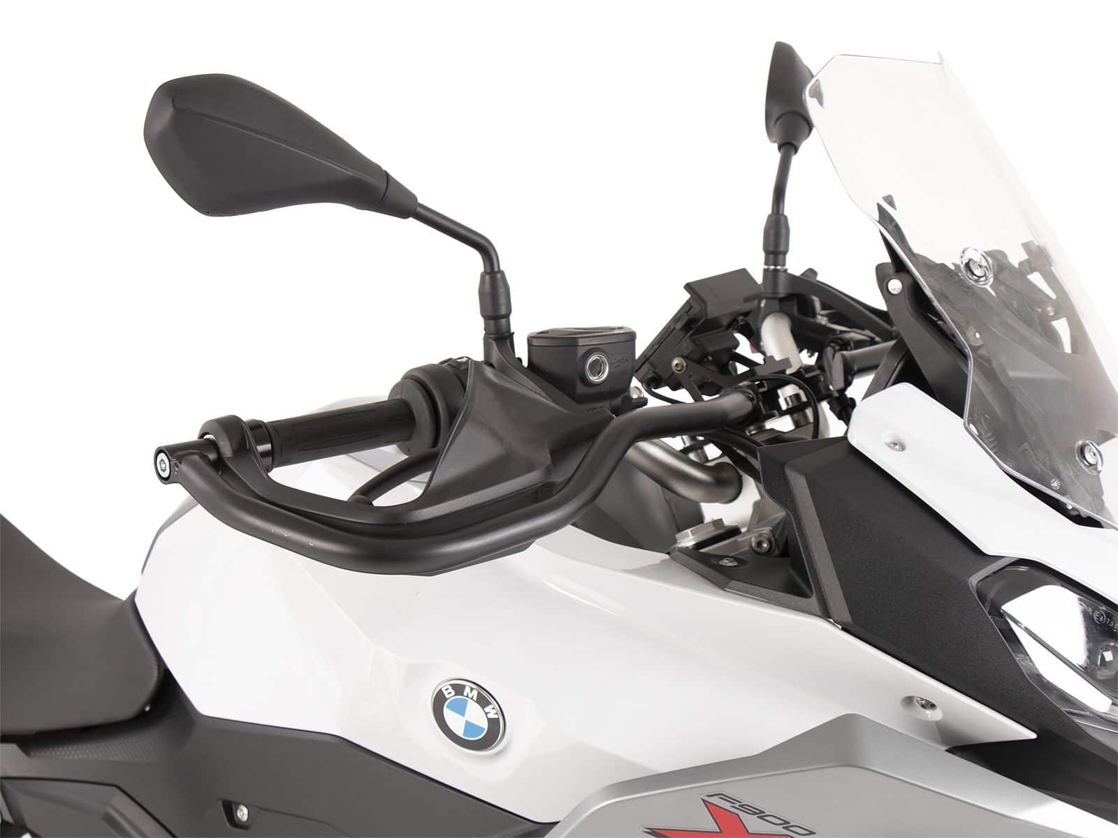 Barre de protection avant noire pour BMW F 900 XR (20-24) Hepco & Becker