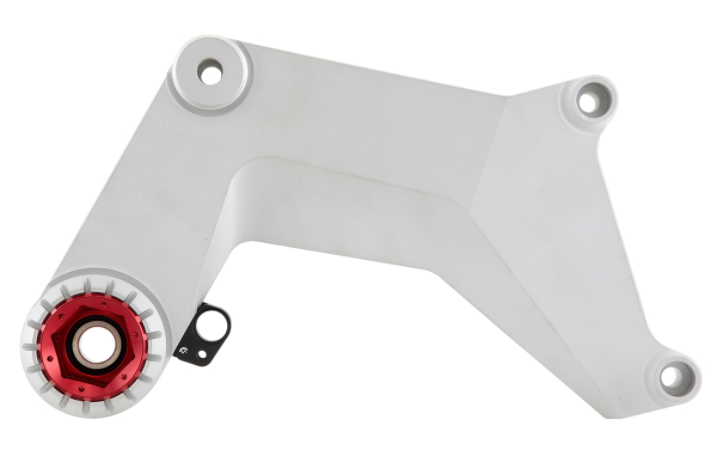 Bras oscillant pour pot d'échappement racing, arrière pour Vespa GTS/GTS Super/GTV 125-300ccm avec ABS, argenté