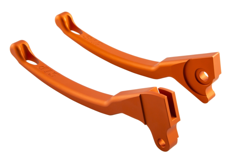 Kit levier de frein sport gauche/droite pour Vespa LX/LXV/S/Primavera/Sprint 50-150ccm, orange mat