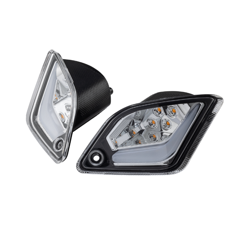 Kit de clignotants avant & arrière pour Vespa GTS/GTS Super/GTV 125-300ccm, clair