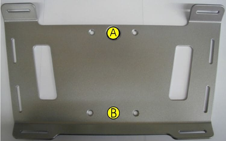 Elargisseur de porte-bagages argenté pour BMW R 1150 GS Adventure (01-05) Hepco & Becker