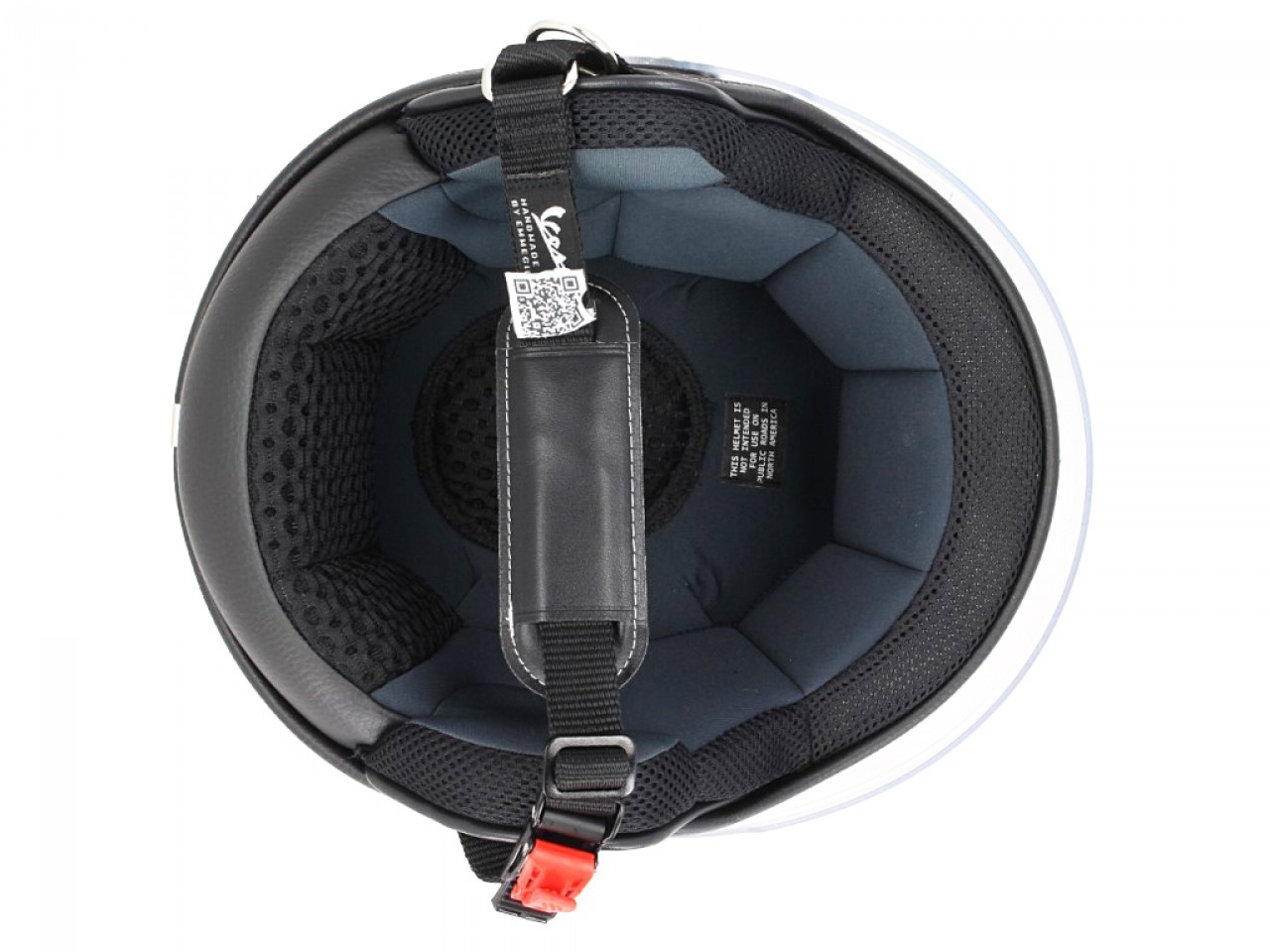 Casque Vespa "Visor" 2.0 jet rouge Must 880/A taille XS