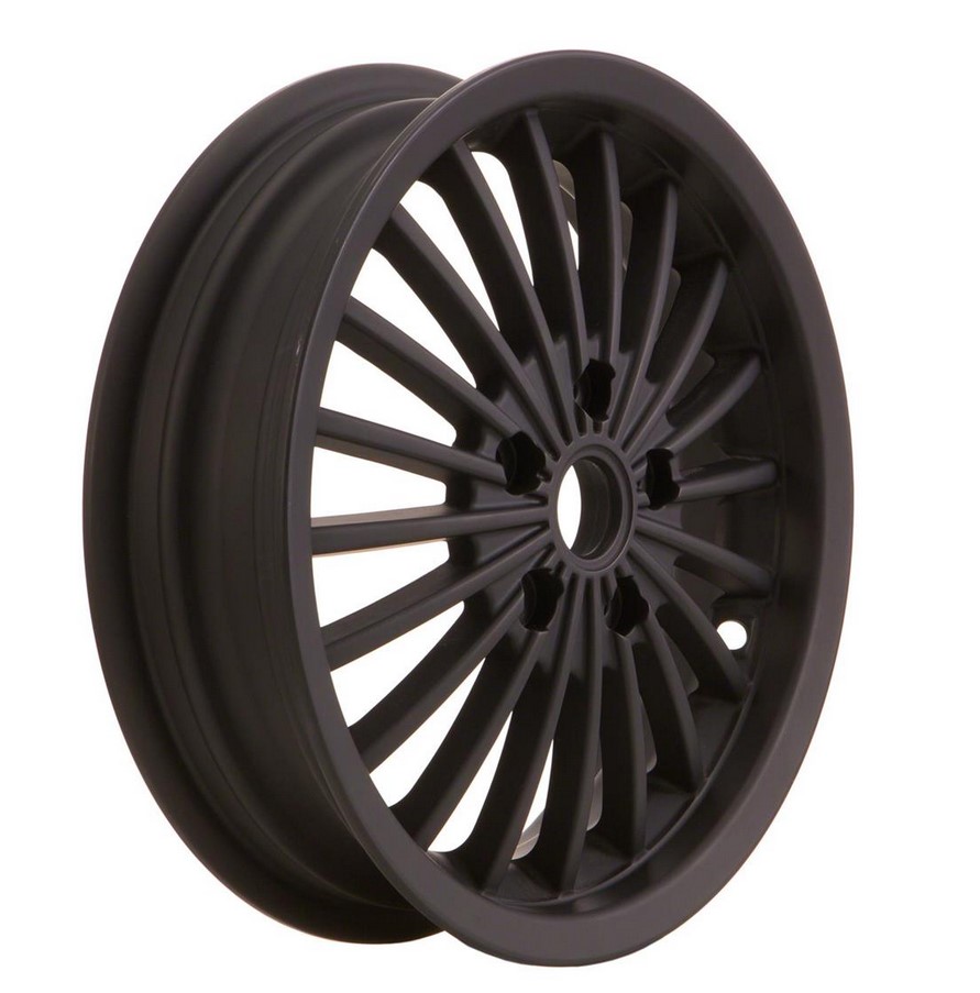 Jante avant/arrière pour Vespa GTS/GTS Super/GTV/GT 60/GT/GT L 125-300ccm, noire mate