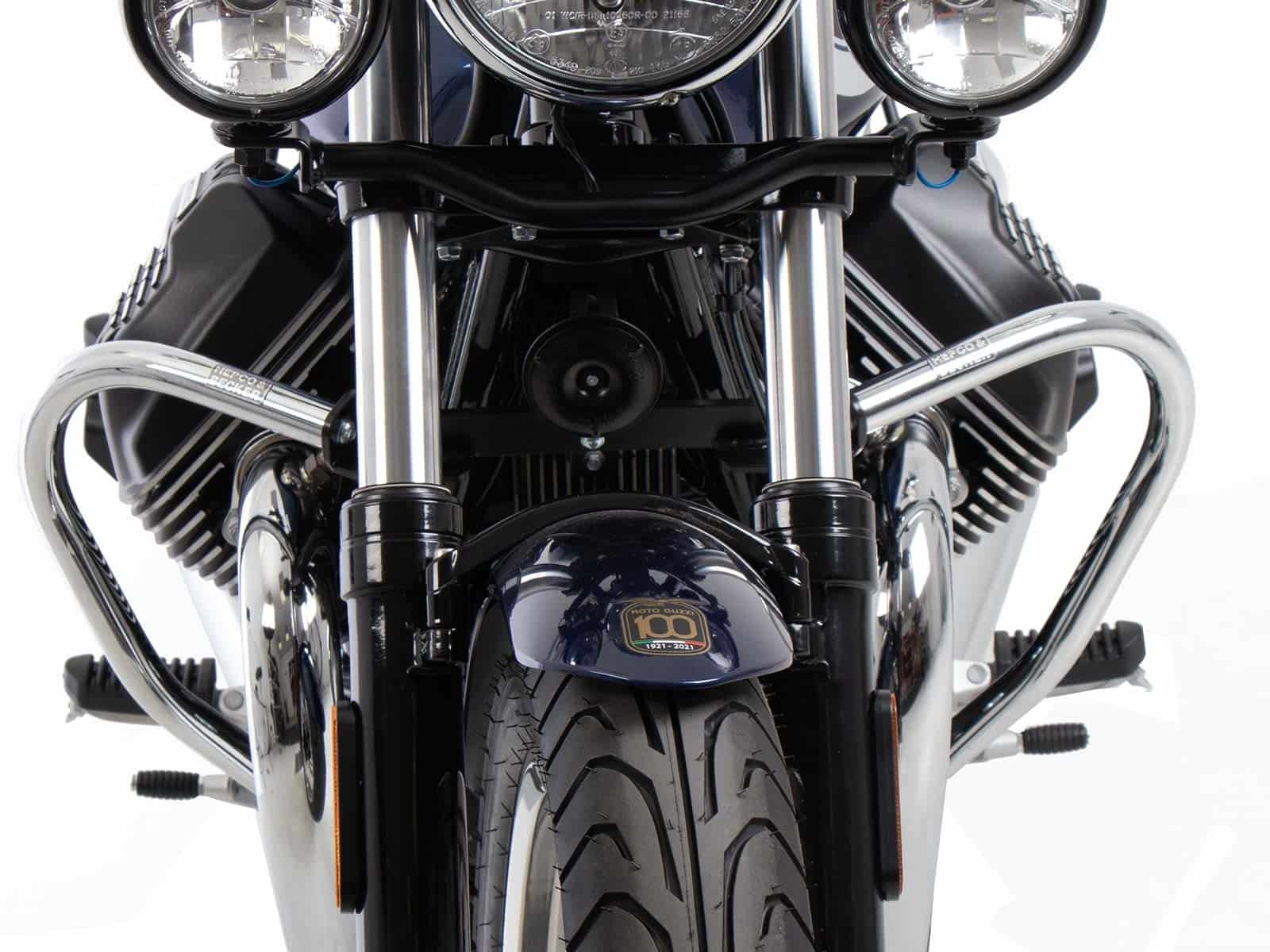 Arceau de protection moteur chromé pour Moto Guzzi V7 Special/Stone/Centenario (21-24) Hepco & Becker