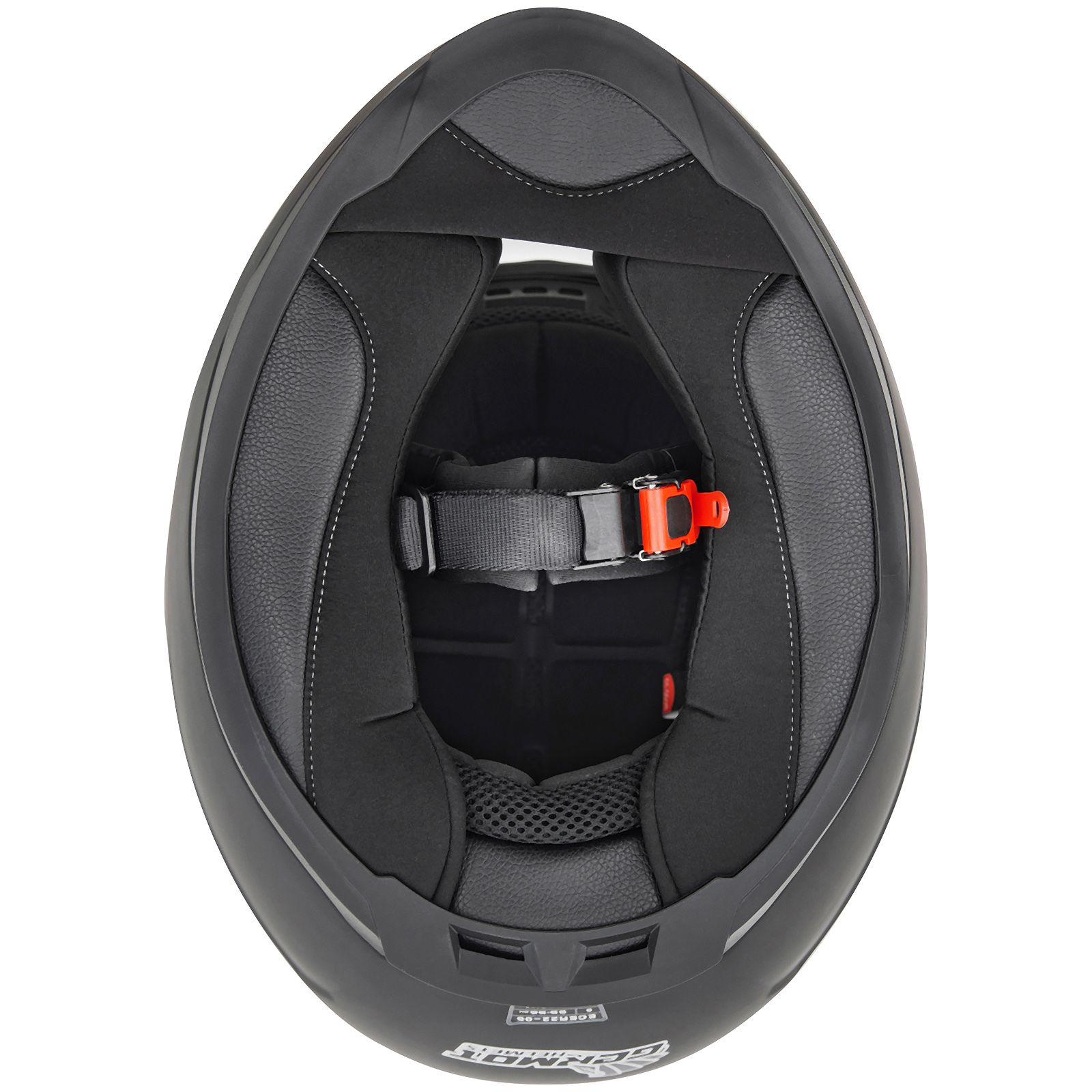 Germot casque intégral GM 320, noir mat/blanc