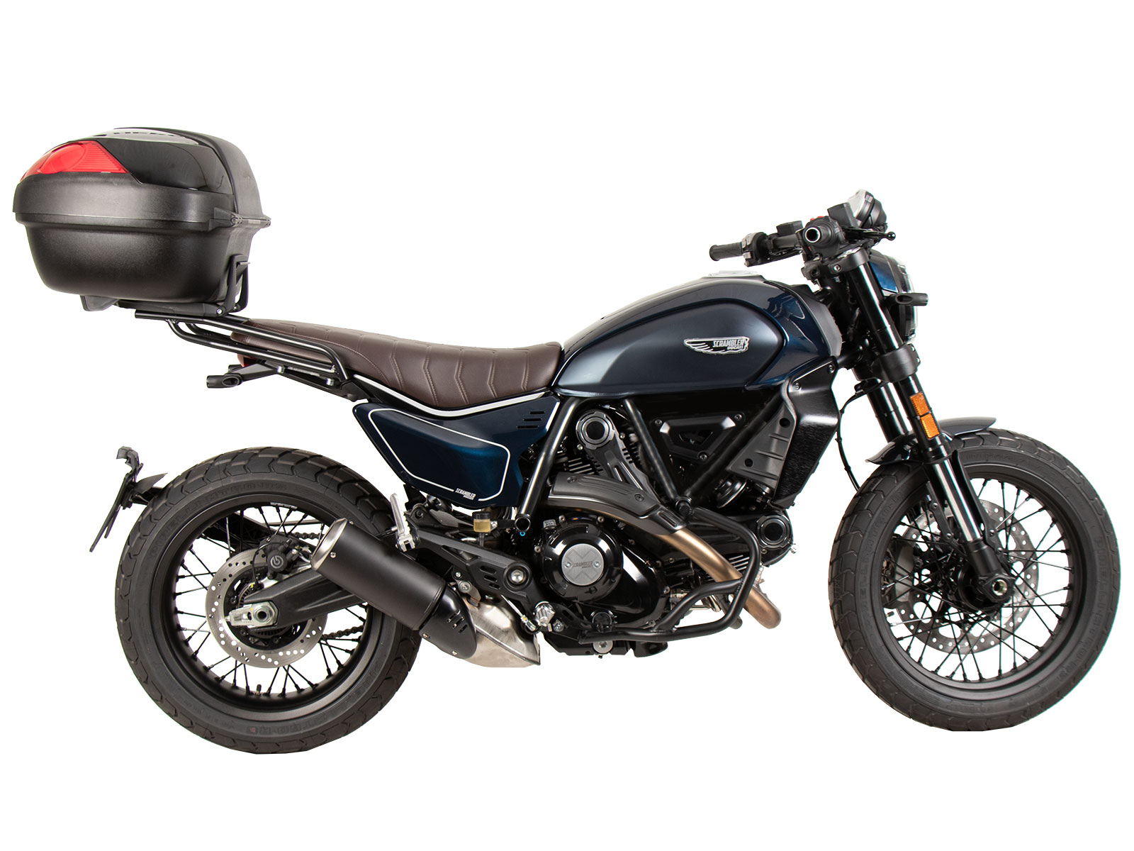 Ducati Scrambler 800 Nightshift /Full Throttle (23-) - support de top case en alu noir