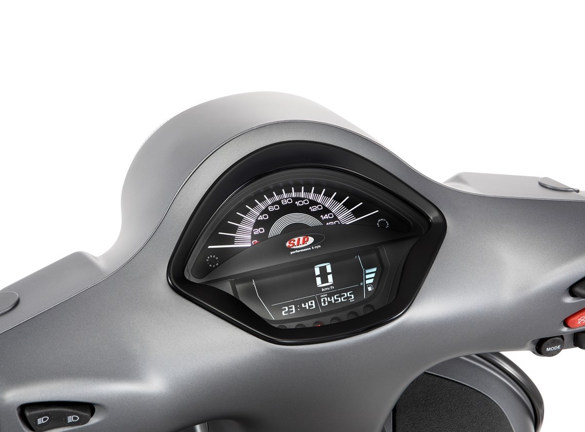 Compte-tours/tachymètre pour Vespa GTS/GTS Super 300ccm FL ('14-), noir