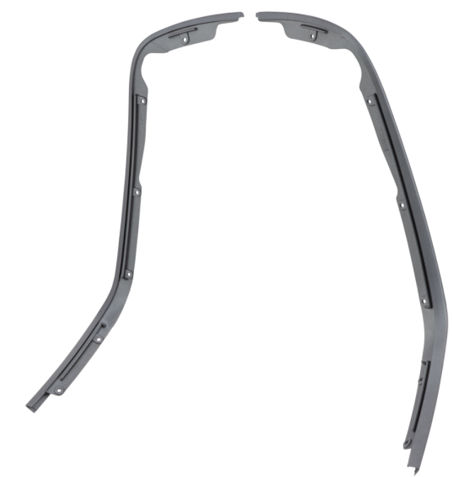 Tube mono fente jambière gris mat pour Vespa Primavera/Sprint 50-150ccm