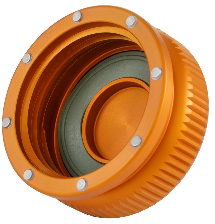 Bouchon de réservoir pour Vespa, orange mat