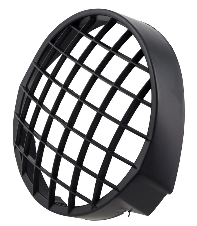 Grille de lampe pour phares CUPPINI pour Vespa PX 80-200ccm, noir
