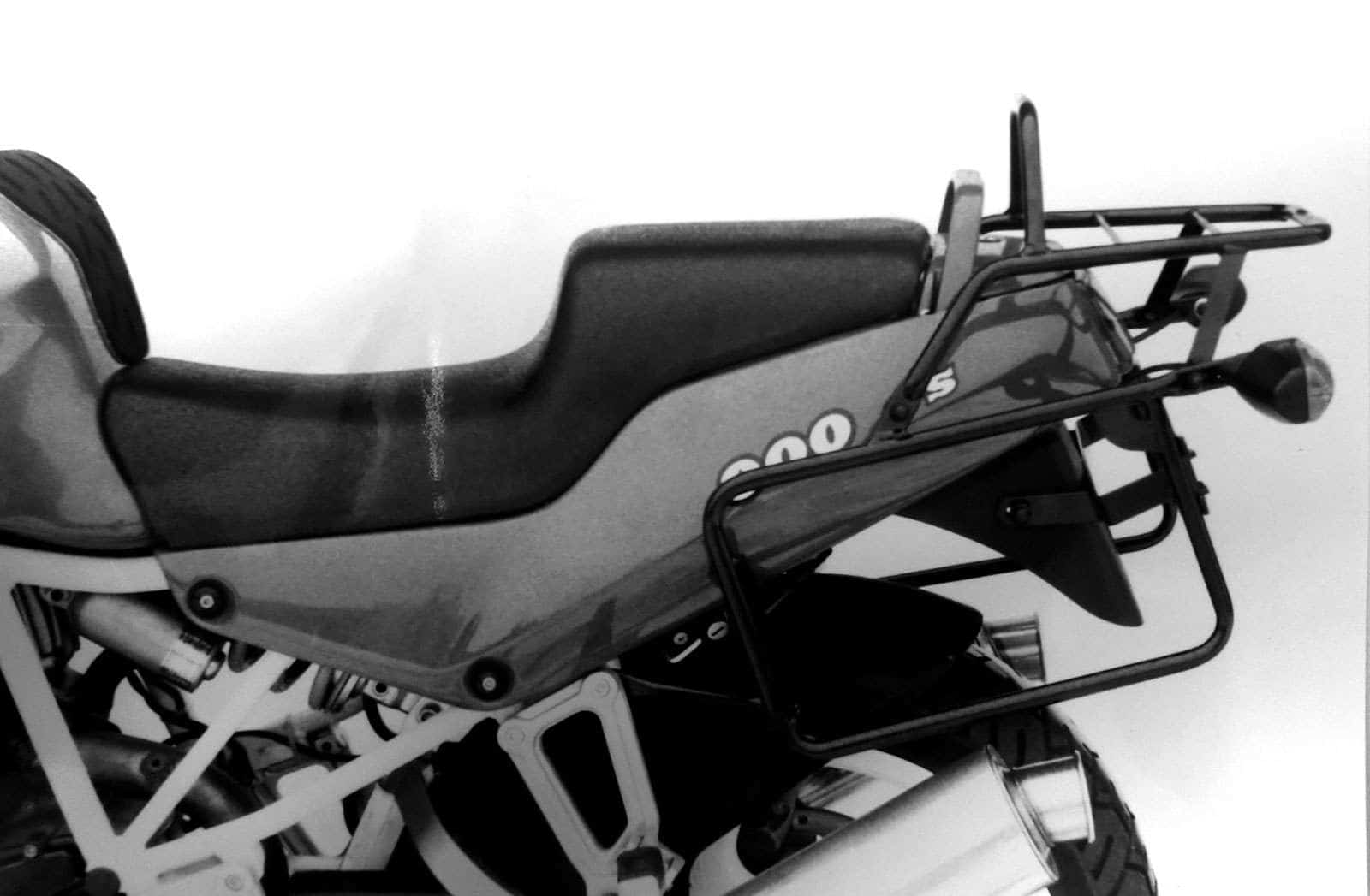 Porte-bagages tubulaire support de top case et porte-bagages latéral noir pour Ducati 600 SS /750 SS /900 SS