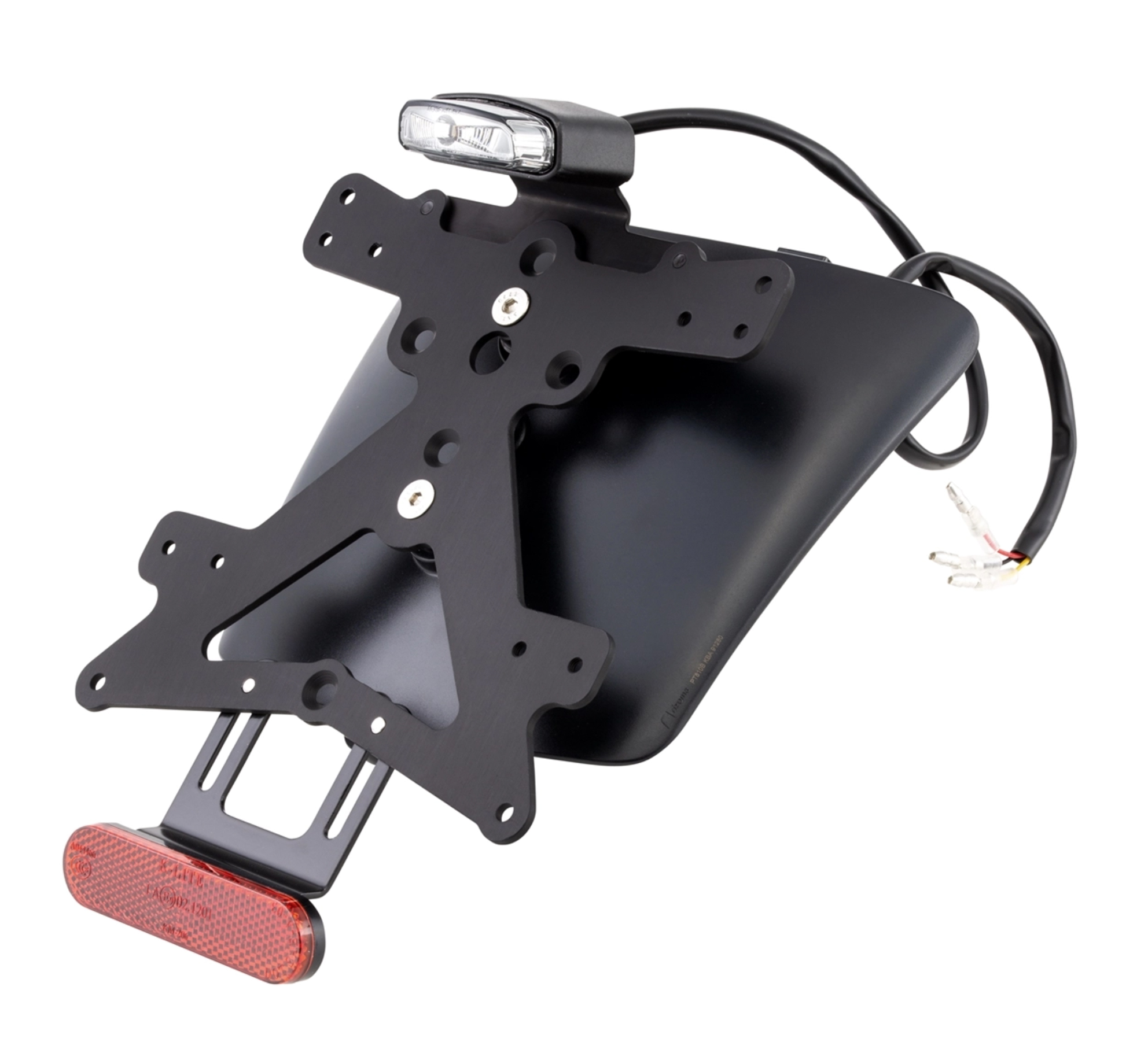 Support de plaque d'immatriculation feu arrière RIZOMA pour Vespa GTS/GTS Super/GTV/GT 60/GT L 125-300ccm 4T LC