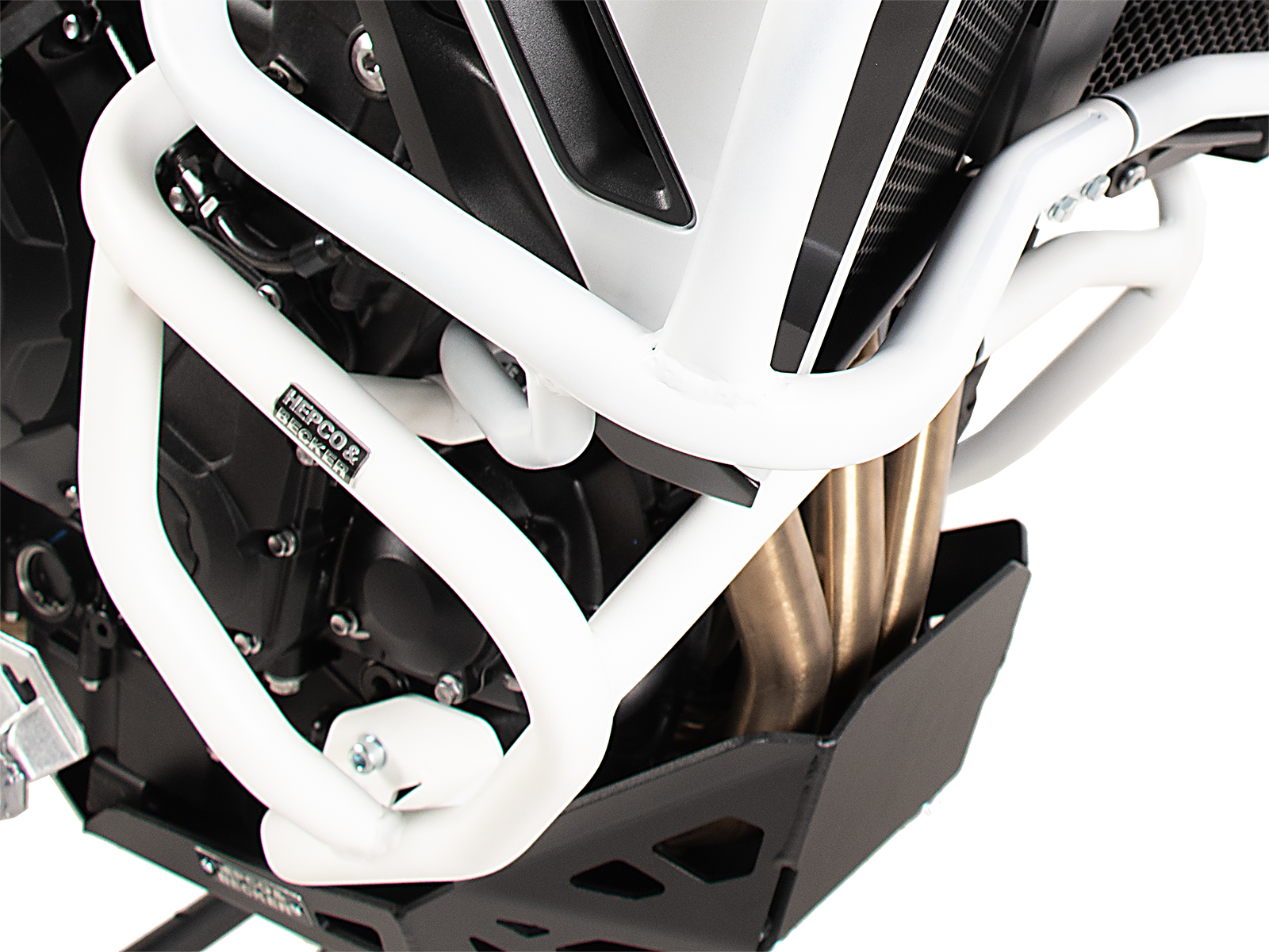 Arceau de protection moteur blanc pour Triumph Tiger 900 Rally Pro (24-) Hepco & Becker