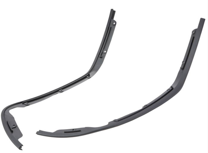 Tube mono fente jambière gris mat pour Vespa Primavera/Sprint 50-150ccm