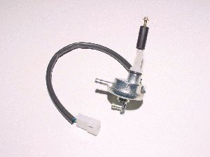 Robinet d'essence OMG, électrique, argenté