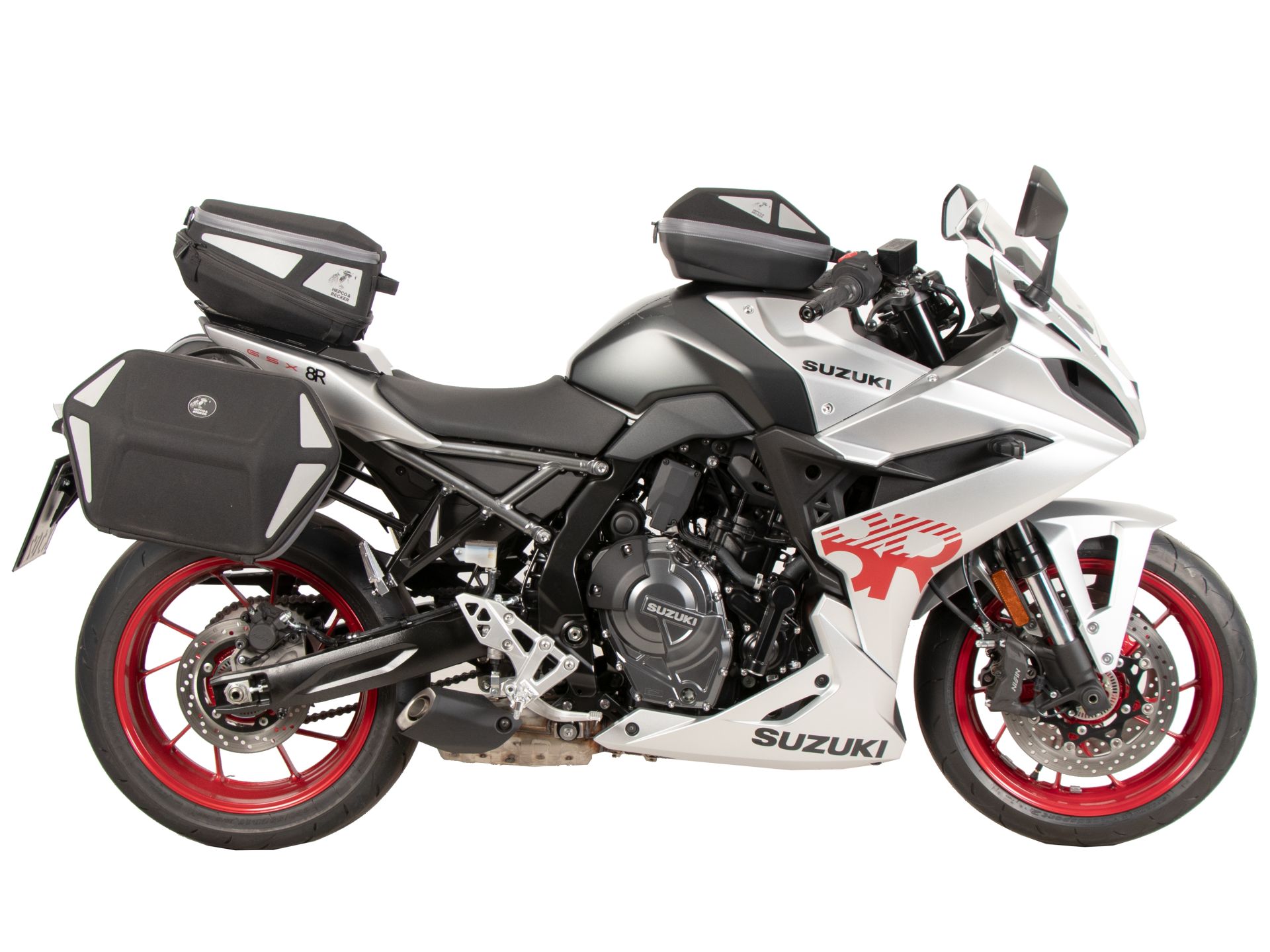 Sportrack noir pour Suzuki GSX-8R (24- ) Hepco & Becker