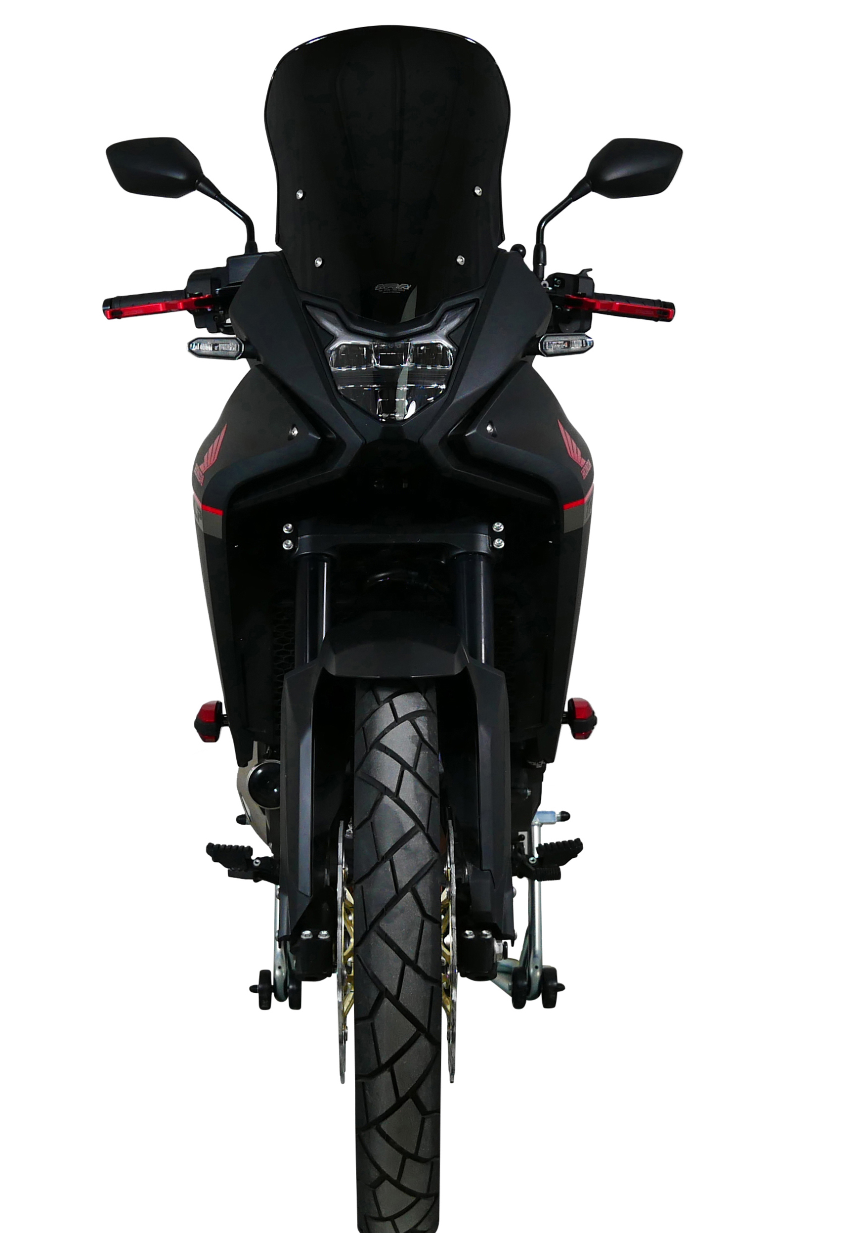 Pare-brise de randonnée MRA "TM" noir pour Honda XL 750 Transalp (23-24)