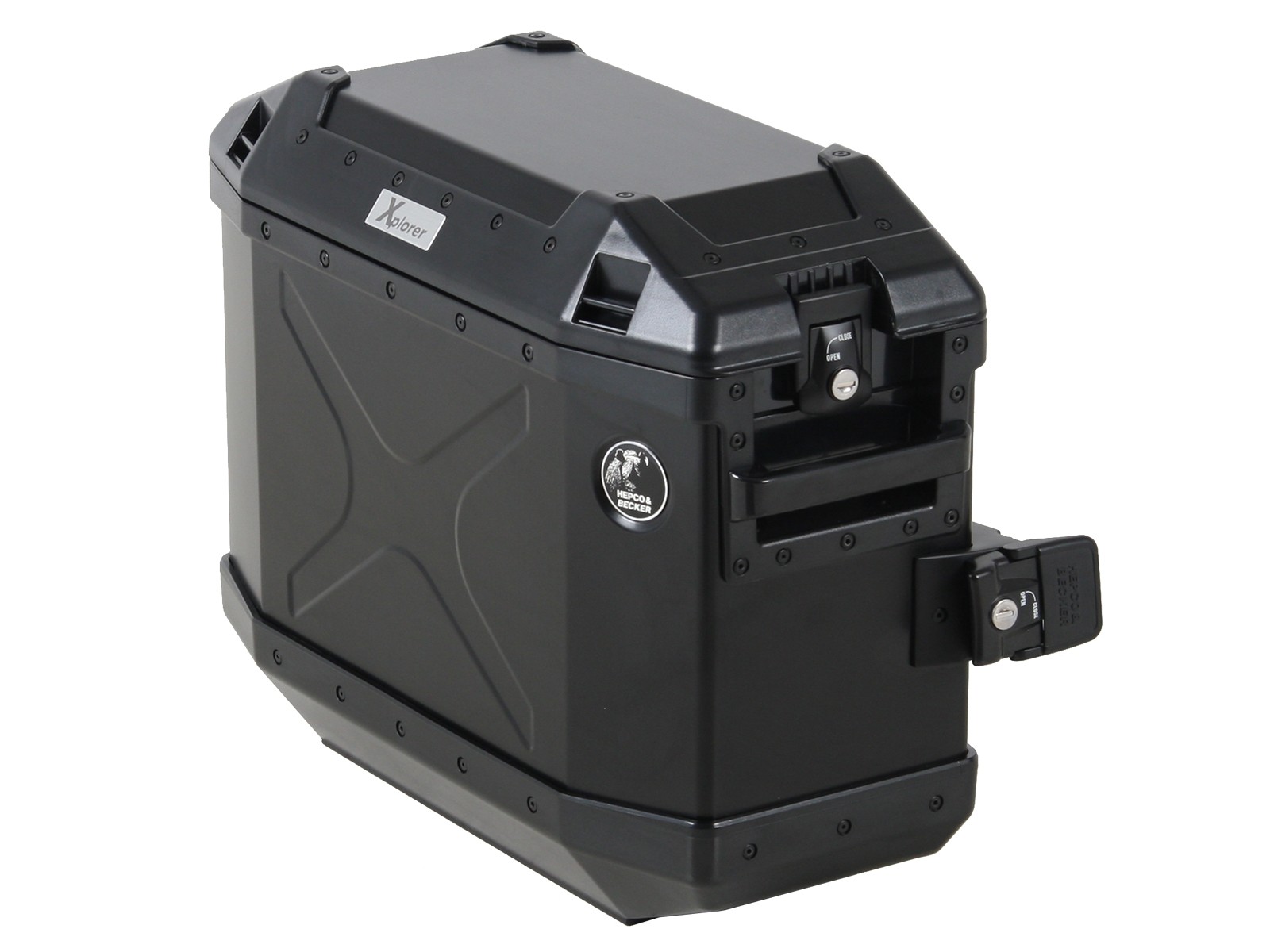 Valise latérale Alu Xplorer 30 noire Hepco & Becker