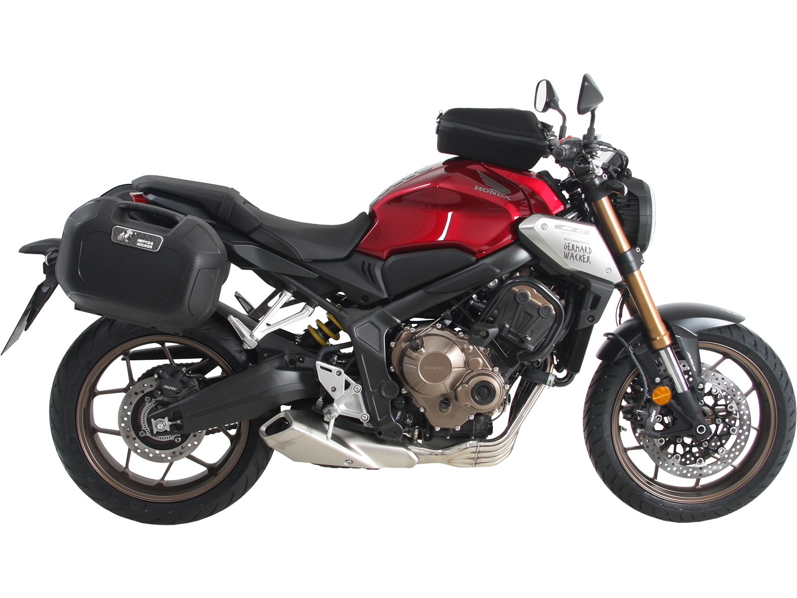 Anneau de réservoir Basic avec unité de fermeture de la sacoche de réservoir pour Honda CB 650 R (19-20) Hepco & Becker