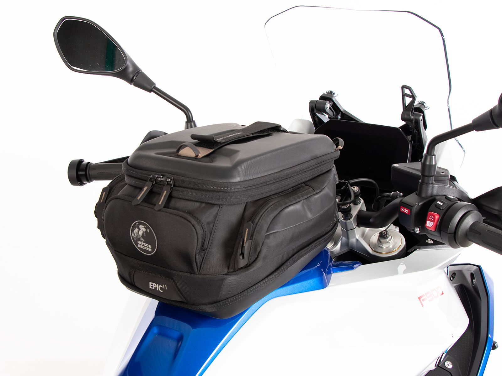 Anneau de réservoir Basic avec unité de fermeture de la sacoche de réservoir pour BMW F 900 XR (25-) Hepco & Becker