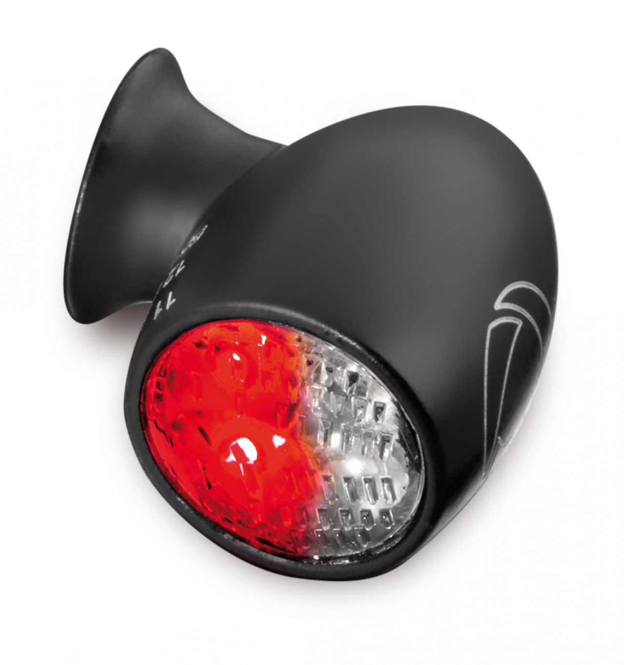Kellermann Clignotant, feu arrière et feu stop, Atto DF, acier, LED, HL/HR 12 V, noir mat