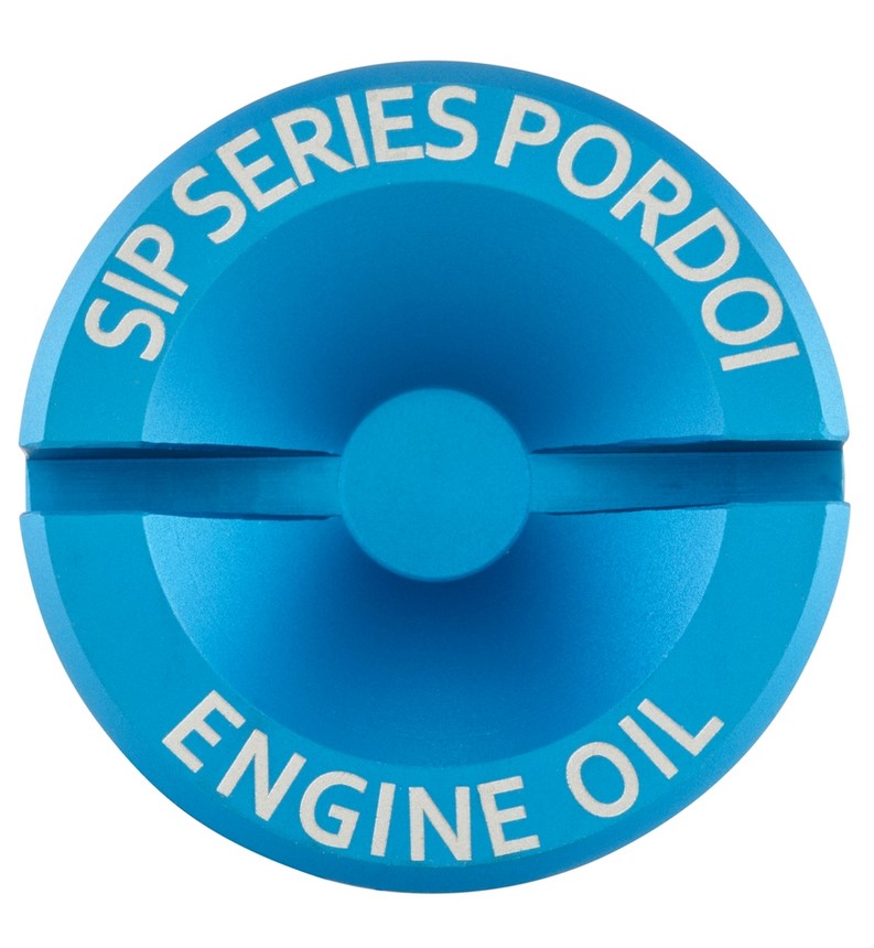 Bouchon de remplissage d'huile moteur pour Vespa, bleu mat