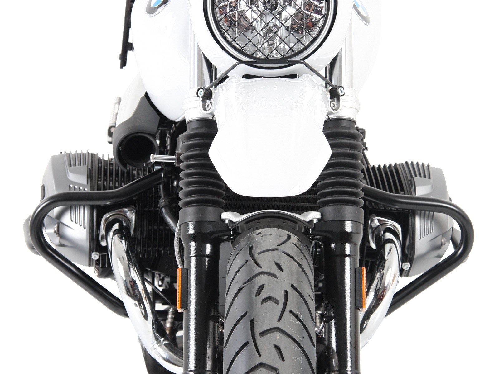 Arceau de protection moteur argenté pour BMW R nineT Urban G/S (17-23) Hepco & Becker