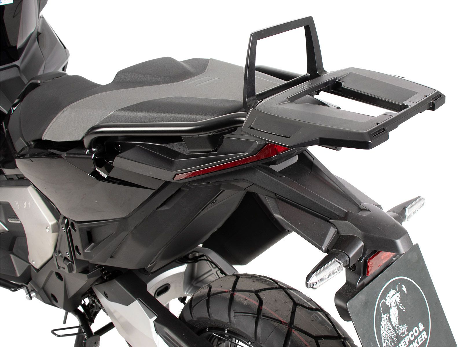 Support de top case Alurack noir pour Honda X-ADV (25- ) Hepco & Becker