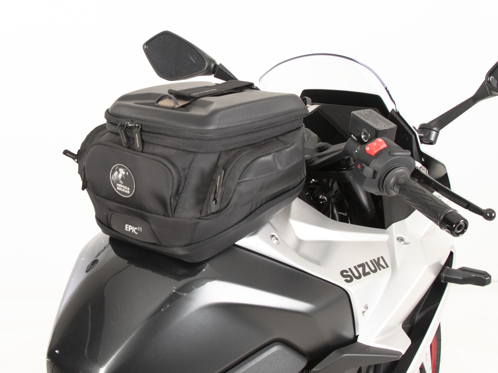 Anneau de réservoir Basic avec unité de fermeture de la sacoche de réservoir pour Suzuki GSX-8R (24- ) Hepco & Becker