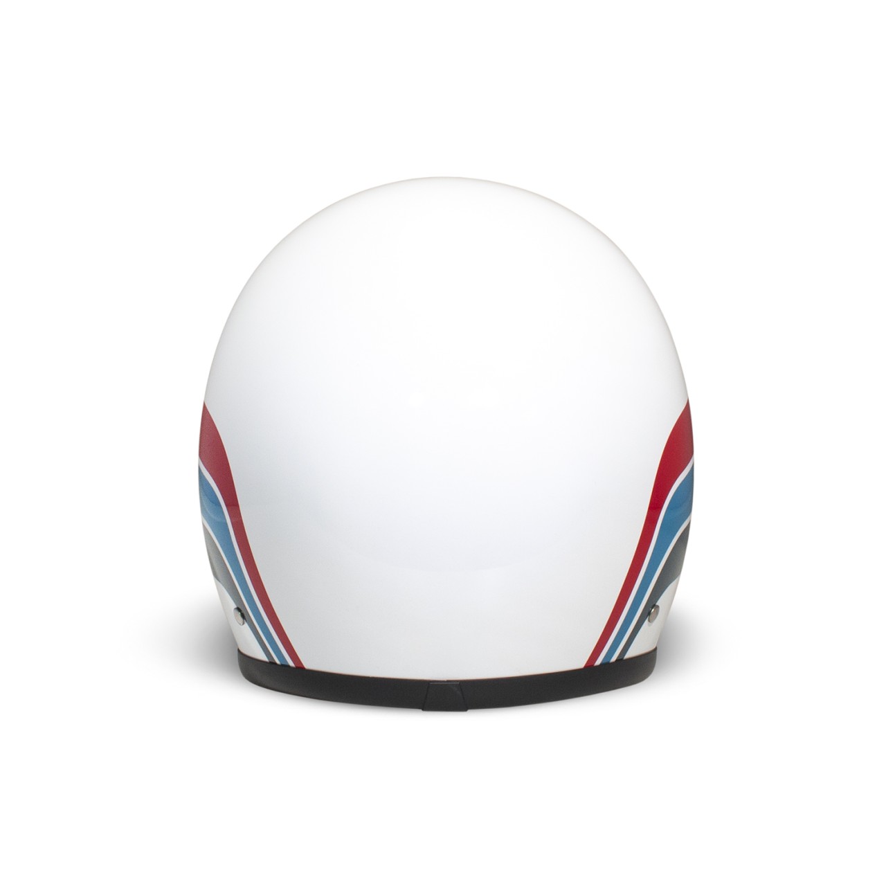 DMD casque jet rétro, blanc, brillant, Artemis, fibre de verre, ECE 22.06