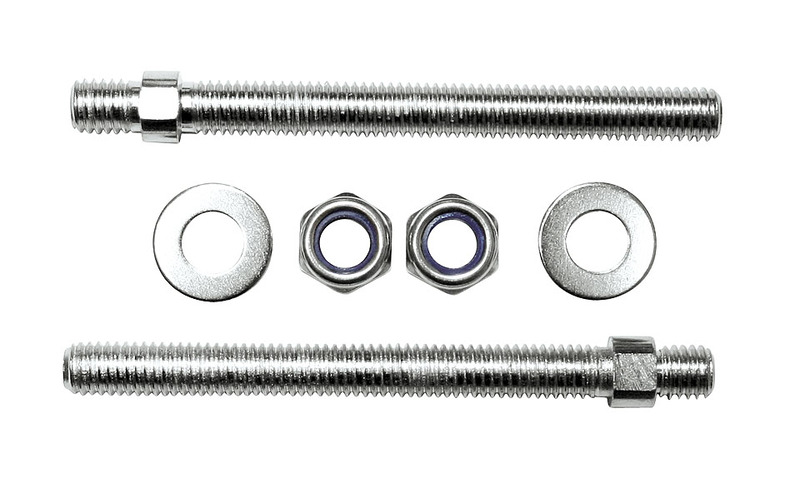 HIGHSIDER pro Adaptateur de rétroviseur chromé Pour divers scooters, par exemple Peugeot