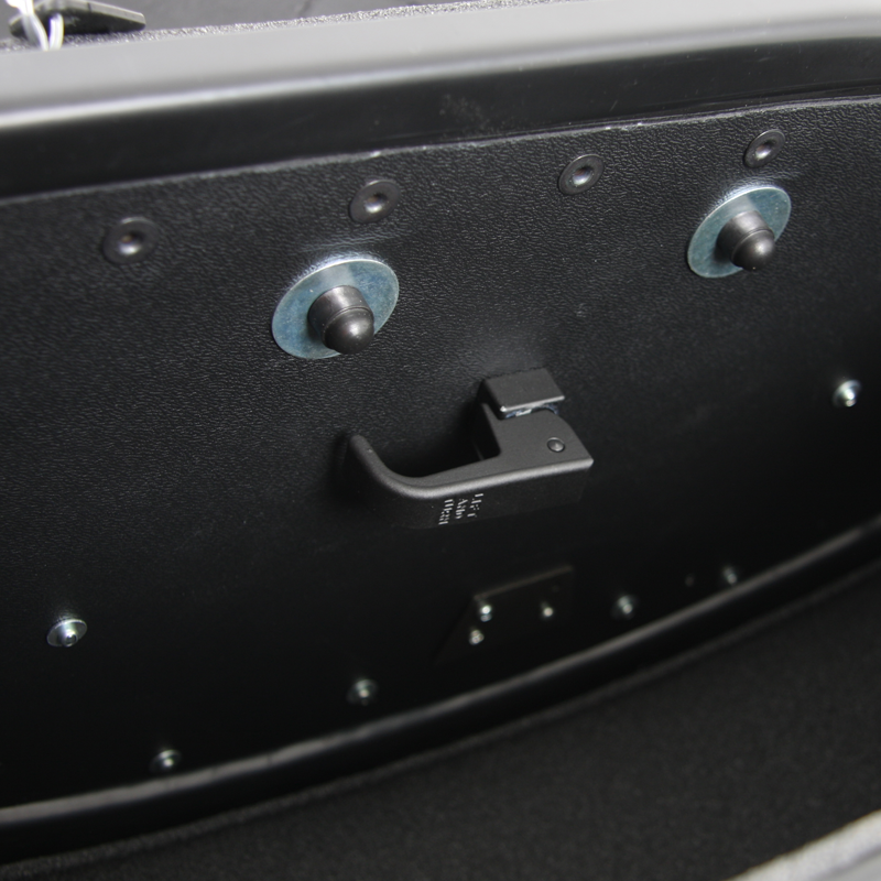 Kit de fixation rapide pour sacoches en cuir à monter sur les supports de sacoches tubulaires (1 côté)