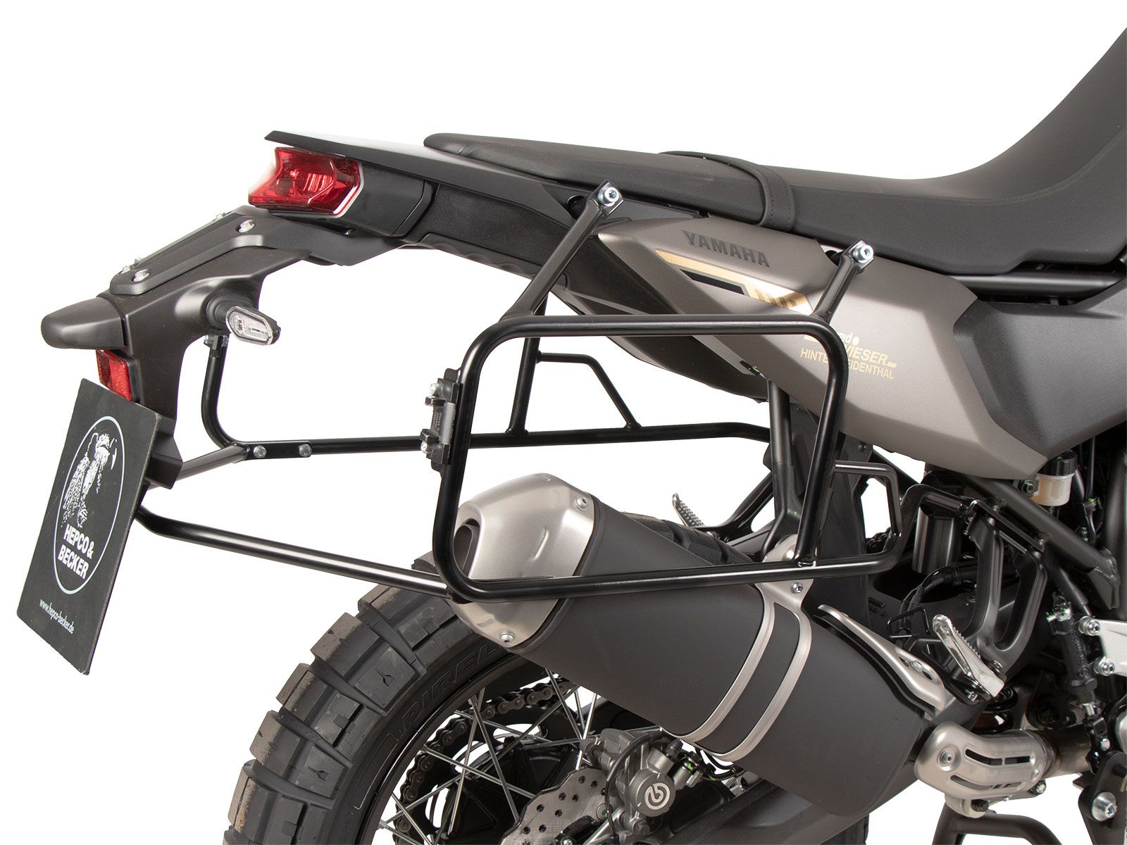 Support de valises latérales vissé noir pour Yamaha Ténéré 700 (25-) Hepco & Becker