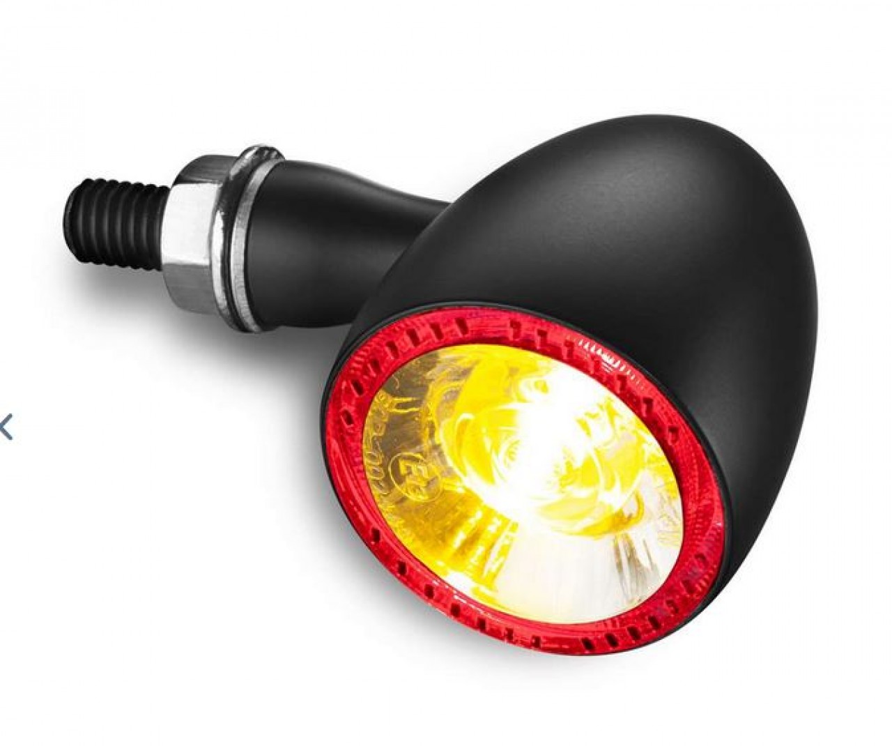 Clignotants Kellermann, feux arrière et stop, Bullet 1000 DF, acier, LED, HL/HR, 12 V, noir satiné