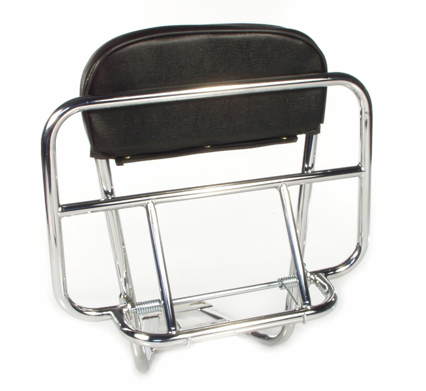 Porte-bagages arrière pour Vespa PX 80-200ccm, pliable, chrome