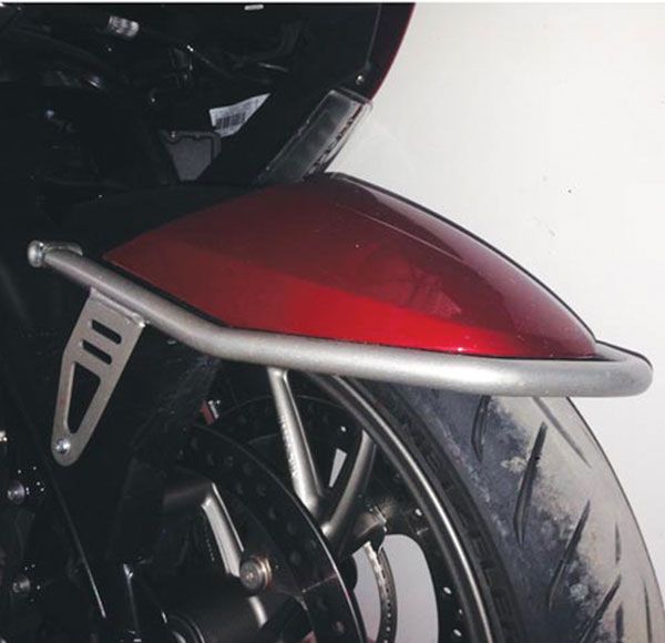 Protection antichoc de l'aile avant pour BMW K 1600 GT /GTL (10-16), grise