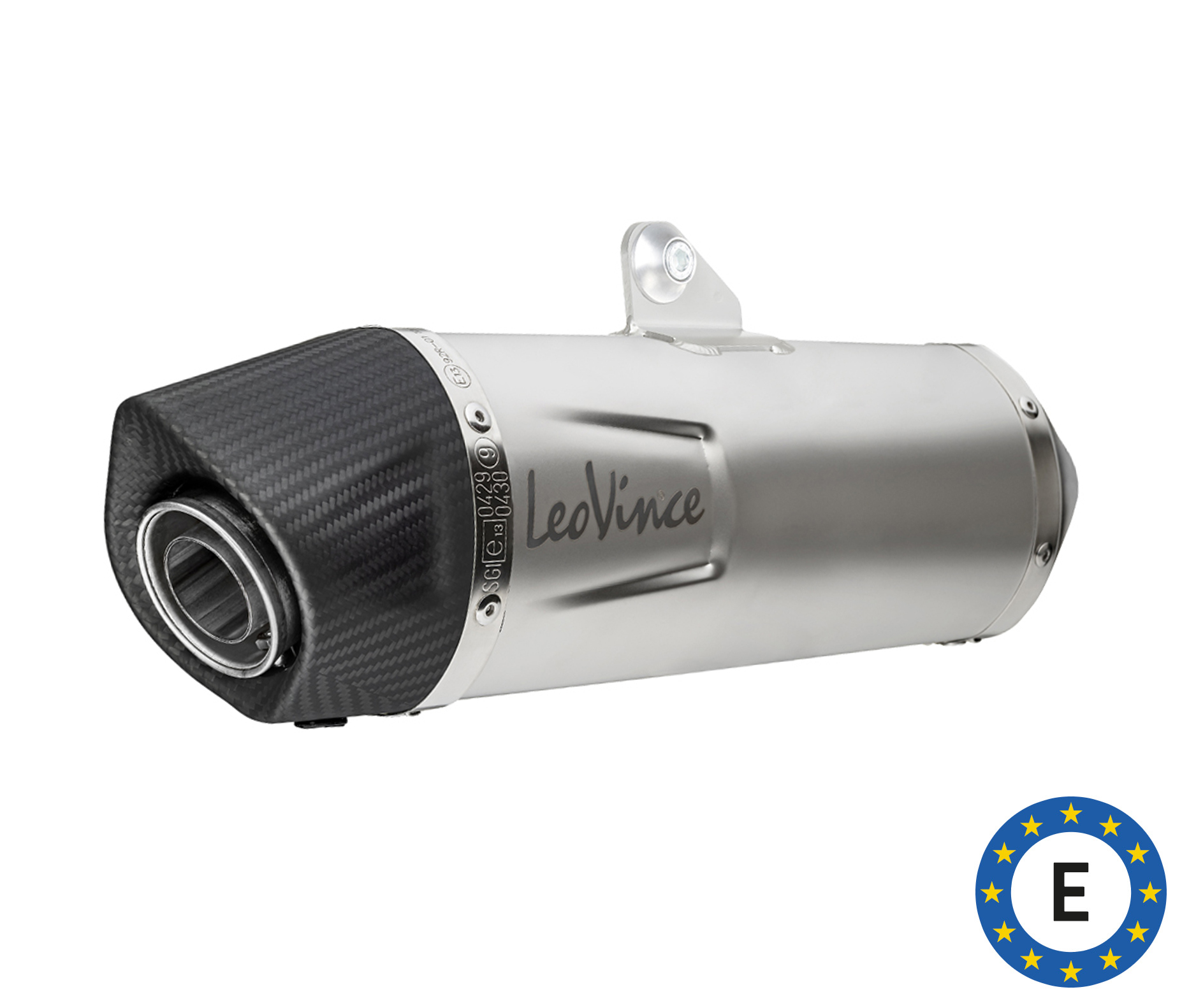 LeoVince système d?èchappement LV One Evo, acier inoxydable, argent, système complet, pour Vespa 300 GTS Euro 5