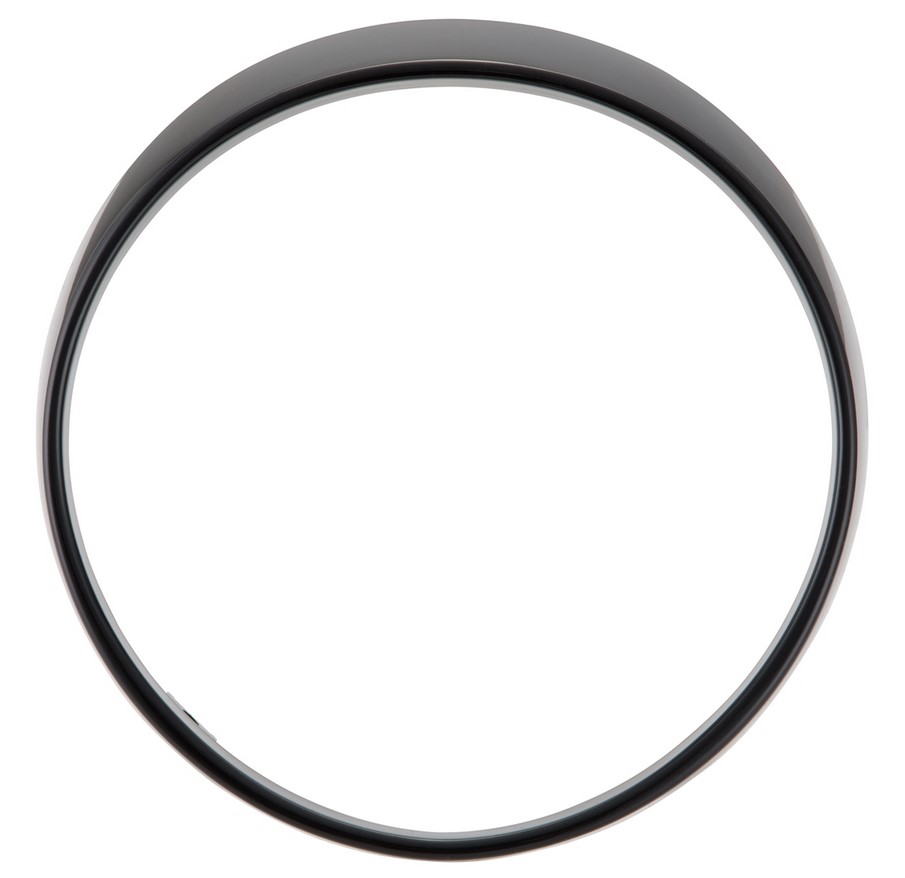 Anneau de lampe pour Vespa GTS/GTS Super HPE 125/300 ('19-), noir brillant