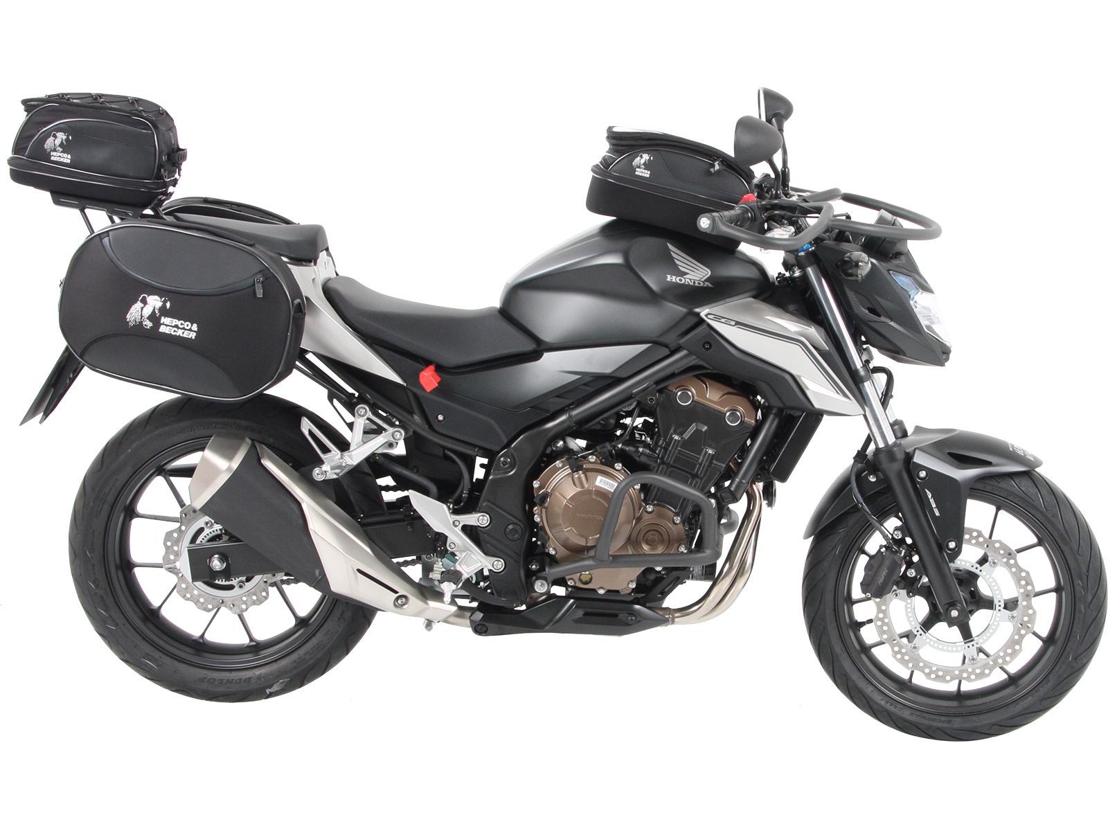 Anneau de réservoir Basic avec unité de fermeture de la sacoche de réservoir pour Honda CB 500 F (16-18) Hepco & Becker