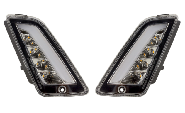 Kit clignotants avant & arrière pour Vespa GTS/GTS Super/GTV 125-300ccm ('14-), clair