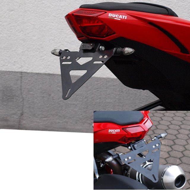 alpha Technik Kennzeichenhalter Ducati Streetfighter 848; Typ F1; Modelljahr 2012-2015