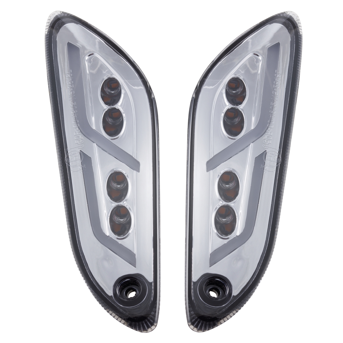 Kit clignotant arrière gauche / droite LED teinté pour Vespa Primavera / Sprint 50-150ccm SIP Style