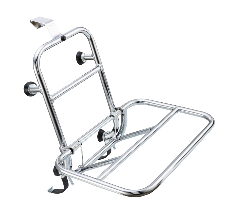 Porte-bagages avant pour Vespa GTS/GTS Super/GTV/GT 60/GT/GT L 125-300ccm, pliable, chrome
