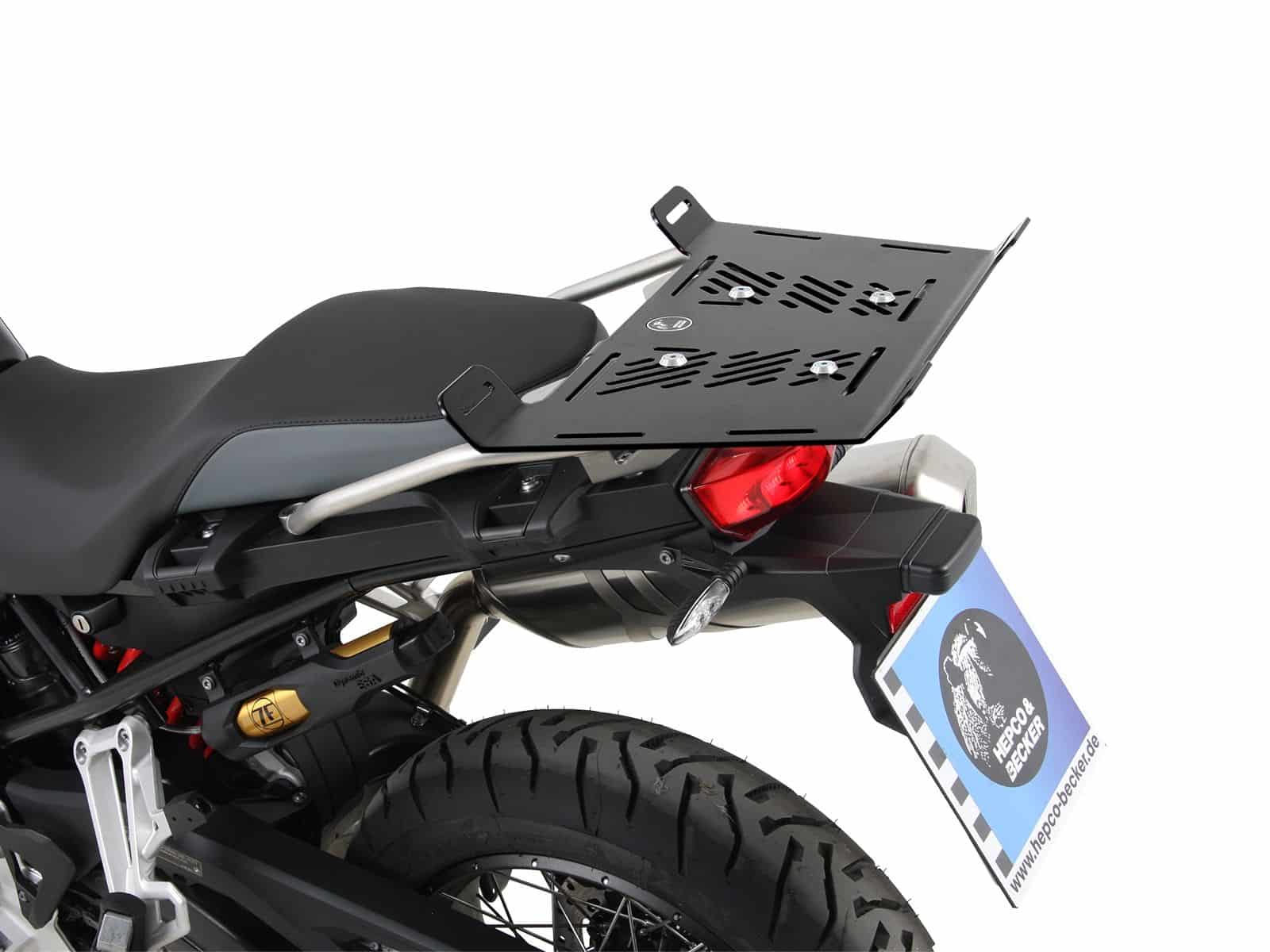 Elargissement du pont de bagages pour combinaison avec pont en acier inoxydable d'origine pour BMW F 800 GS (24-)