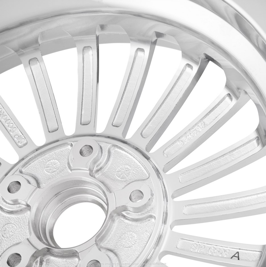 Jante avant/arrière pour Vespa GTS/GTS Super/GTV/GT 60/GT/GT L 125-300ccm, chromée