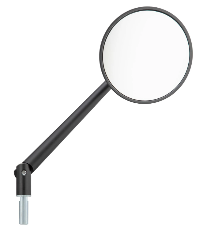 Rétroviseur standard pour Vespa, filetage à droite, noir mat