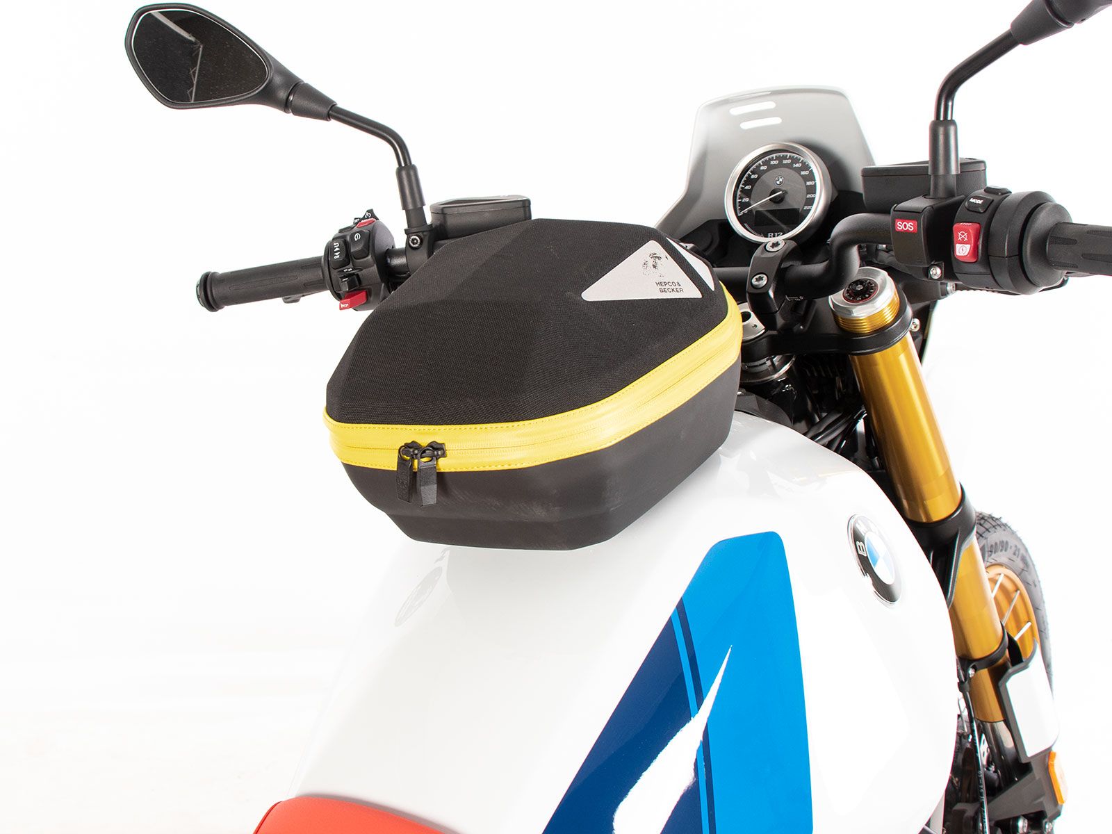 Anneau de réservoir Basic avec unité de fermeture de la sacoche de réservoir pour BMW R 12 G/S (25-) Hepco & Becker