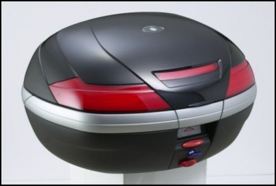 Couverture peinte - Top-Case 47 litres, noir pour Suzuki GSF650 BJ. 2005-2006/ GSF650 BJ. 2007-20